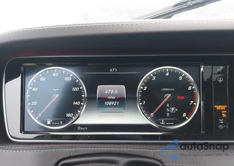 2016 Mercedes-Benz S 550 z USA, uszkodzony, nr VIN WDDUG8CB0GA243472